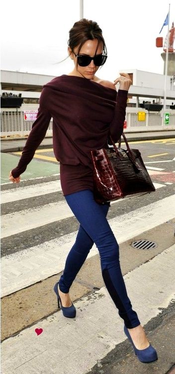 victoria beckham casual style