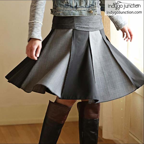 Modern Gored Skirt Pattern #skirt #fashion #trendypins