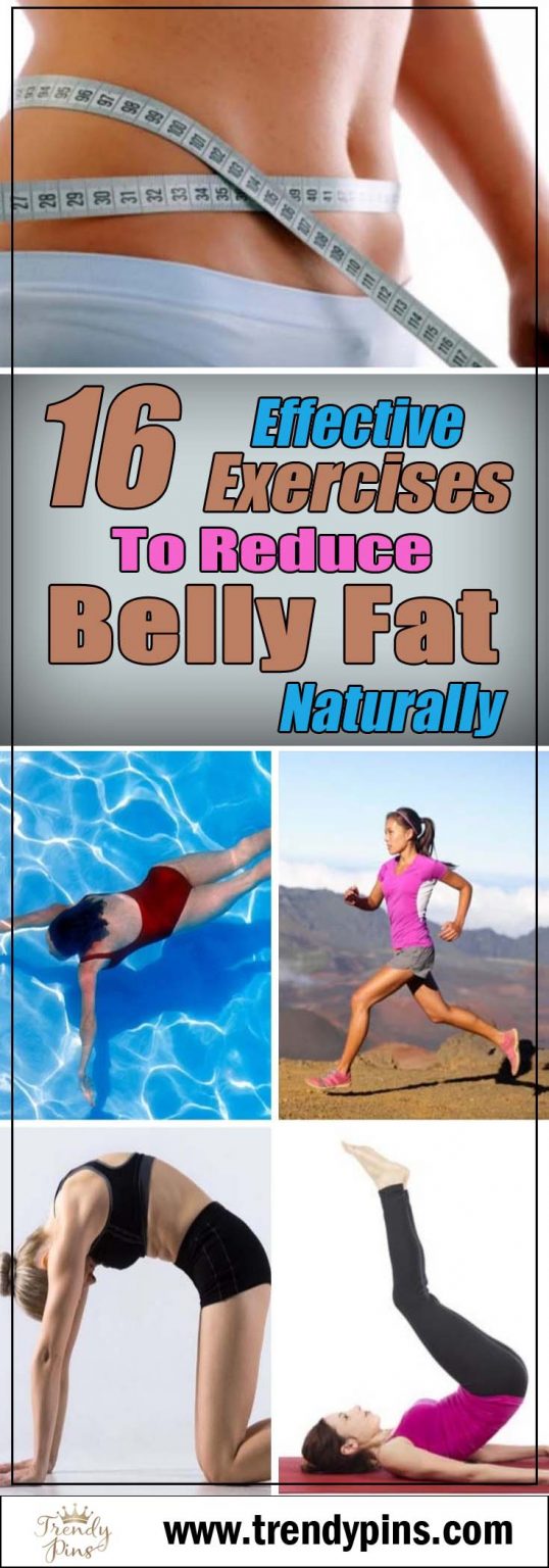 Effective Exercises To Reduce Belly Fat Naturally Trendy Pins
