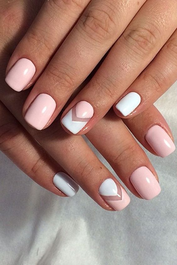 Romantic Negative Space #nails #beauty #trendypins