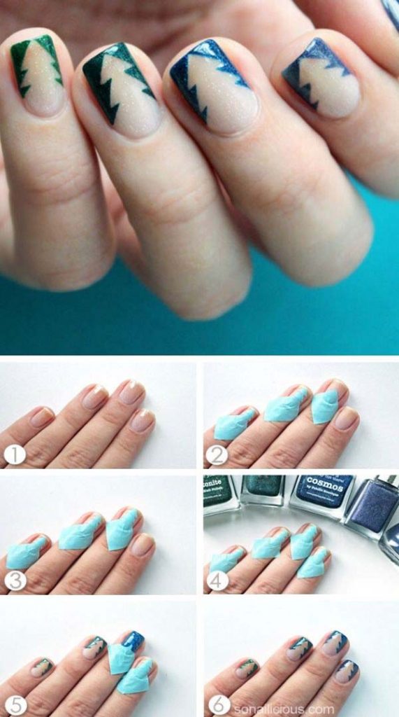 30 Easy Christmas Nails Tutorials: Festive Tips for DIY Nail Art ...