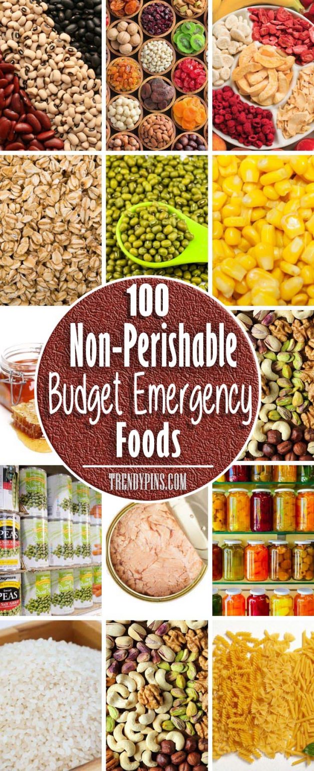 what are non perishable foods