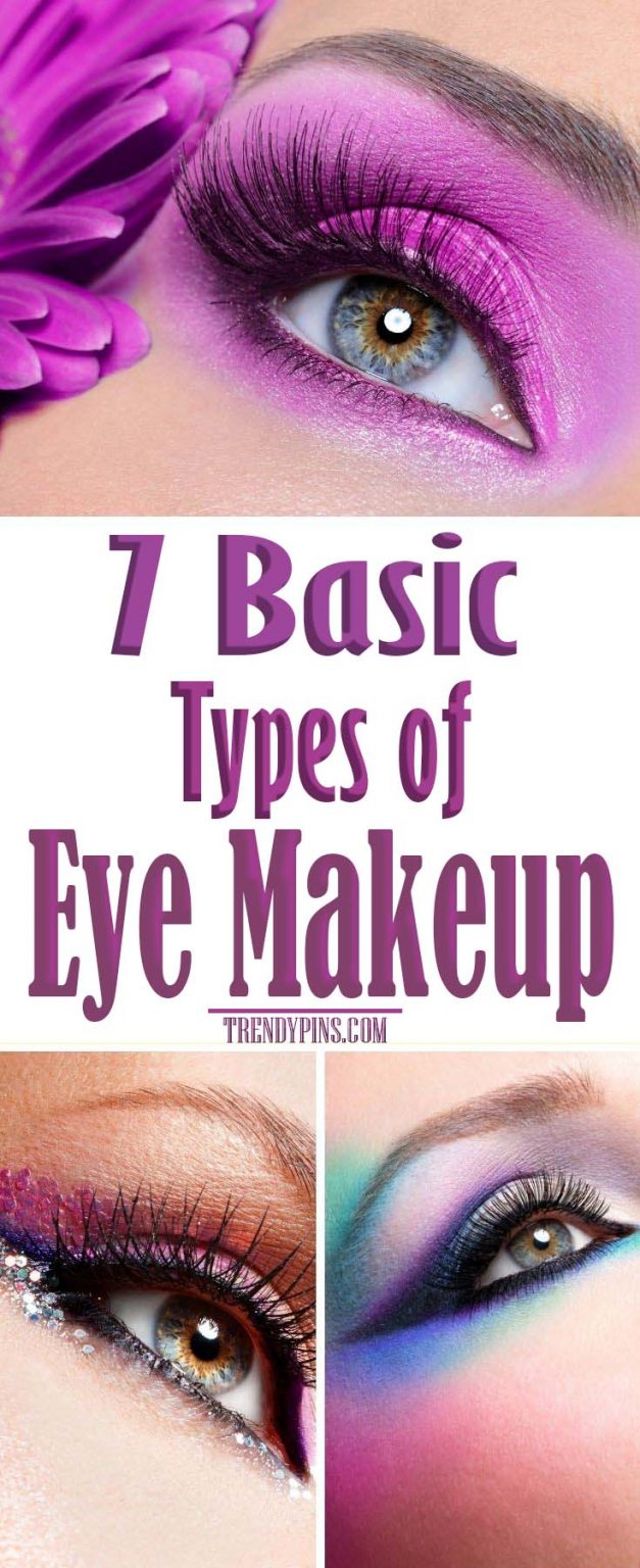 7 Basic Types of Eye Makeup | Trendy Pins