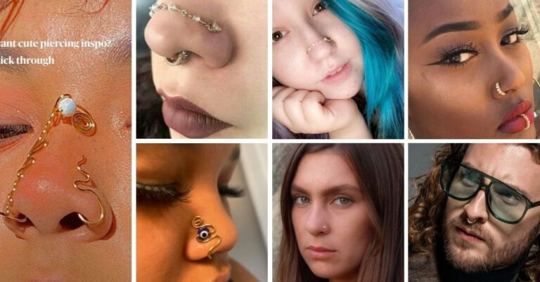 12 Most Popular Types Of Nose Rings -Styles And Designs