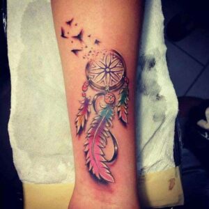 25 Forearm Dream Catcher Tattoo Ideas and Designs