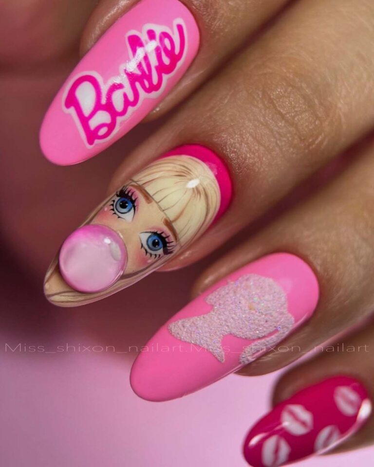 29 Barbie Nail Ideas: Unleash Your Inner Doll with Glamorous Nail Designs