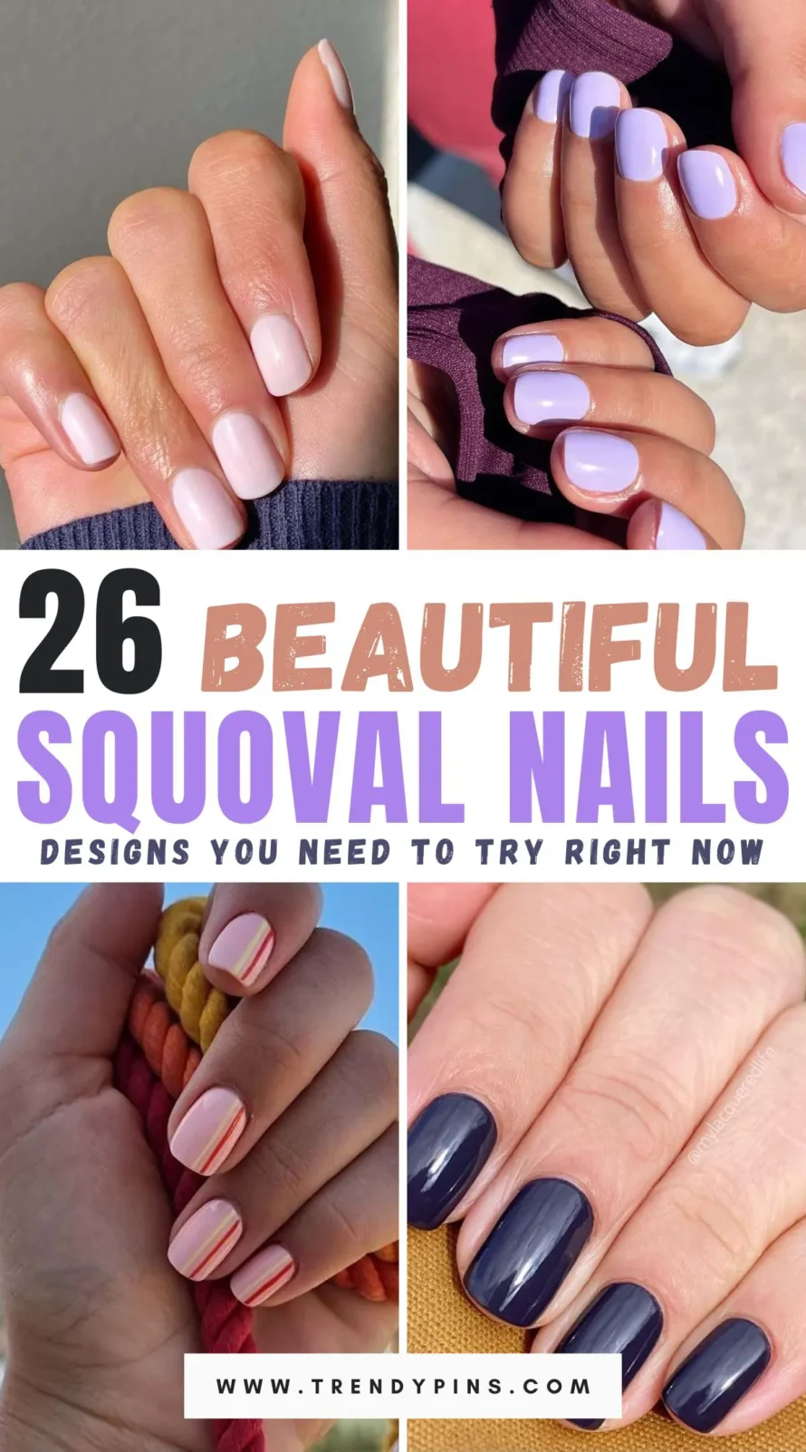 Explore 26 chic squoval nail designs to elevate your next manicure look. Perfect inspiration for a trendy update!