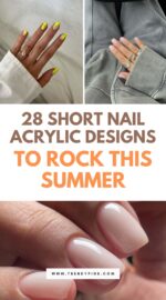 Summer Acrylic Nail Ideas Short Nails 4