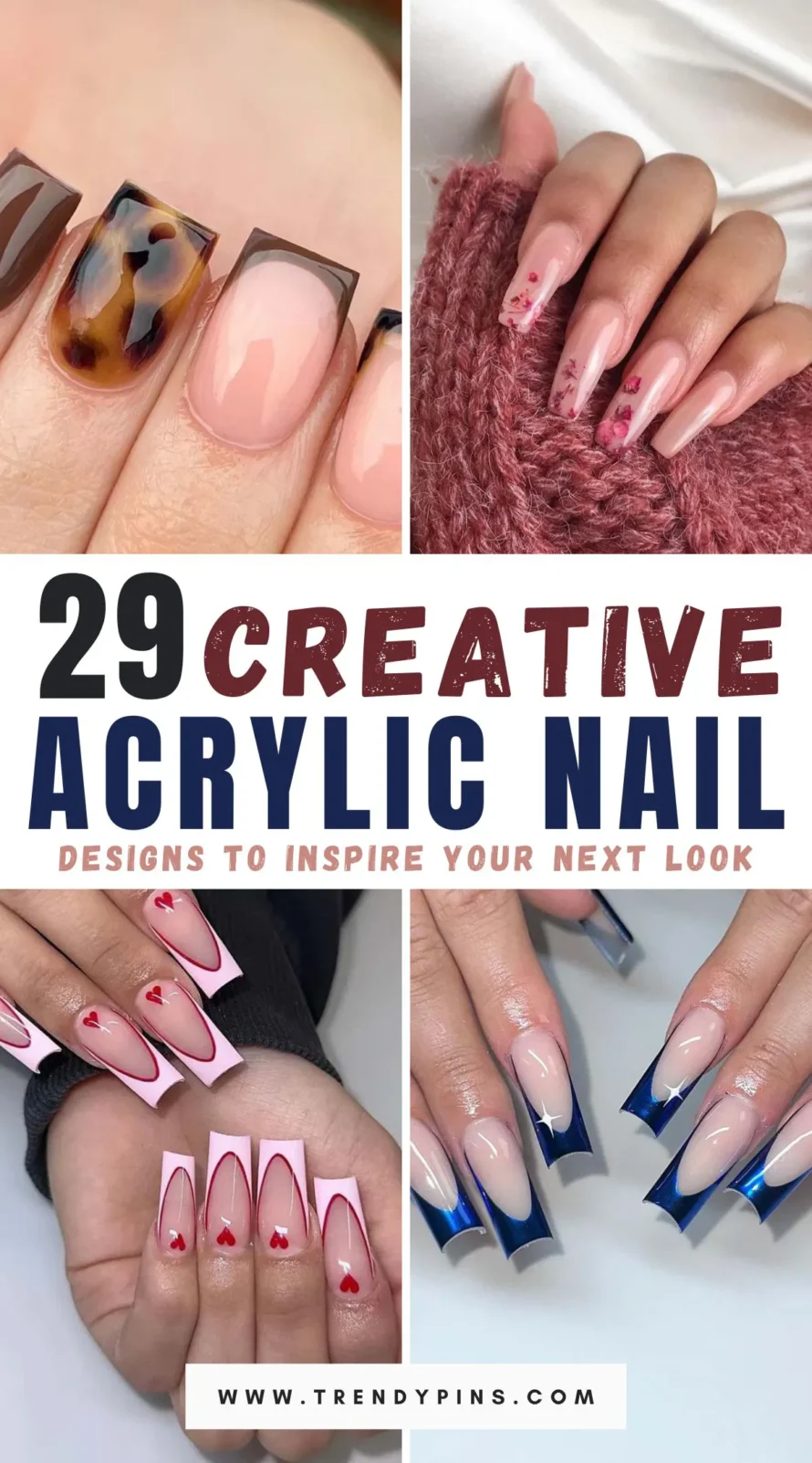 Discover 29 stunning acrylic nail designs that showcase the future of nail art, featuring bold colors, intricate patterns, and innovative techniques.

