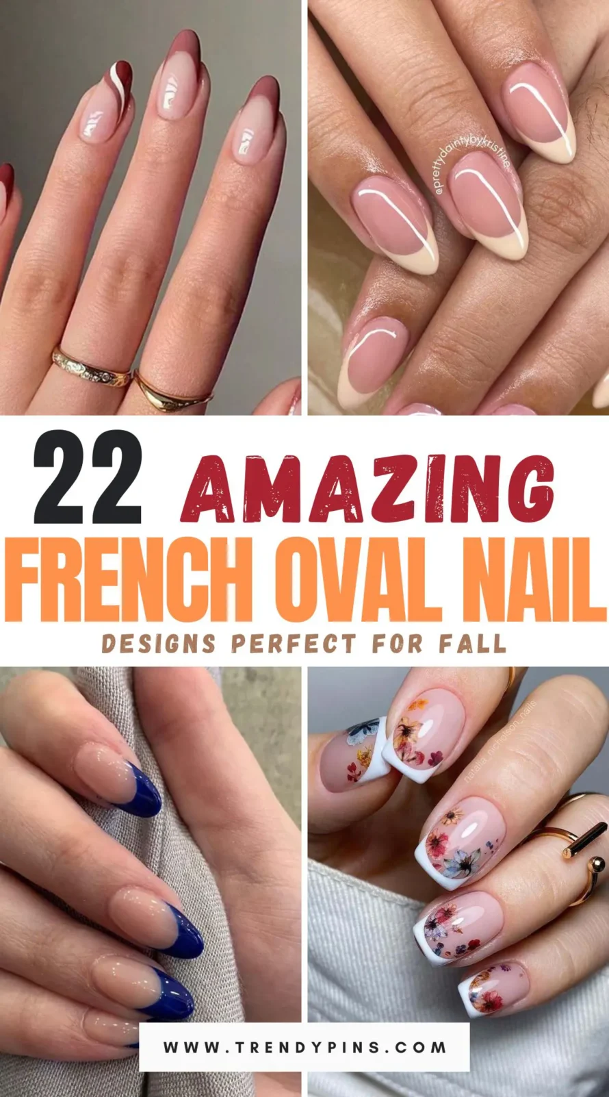 Step up your nail game this autumn with these 22 amazing French oval nail designs. This post features chic and stylish options perfect for the fall season, from classic French tips with a twist to elegant, seasonal hues and intricate patterns. Discover the inspiration you need to make your nails a stunning accessory this fall.