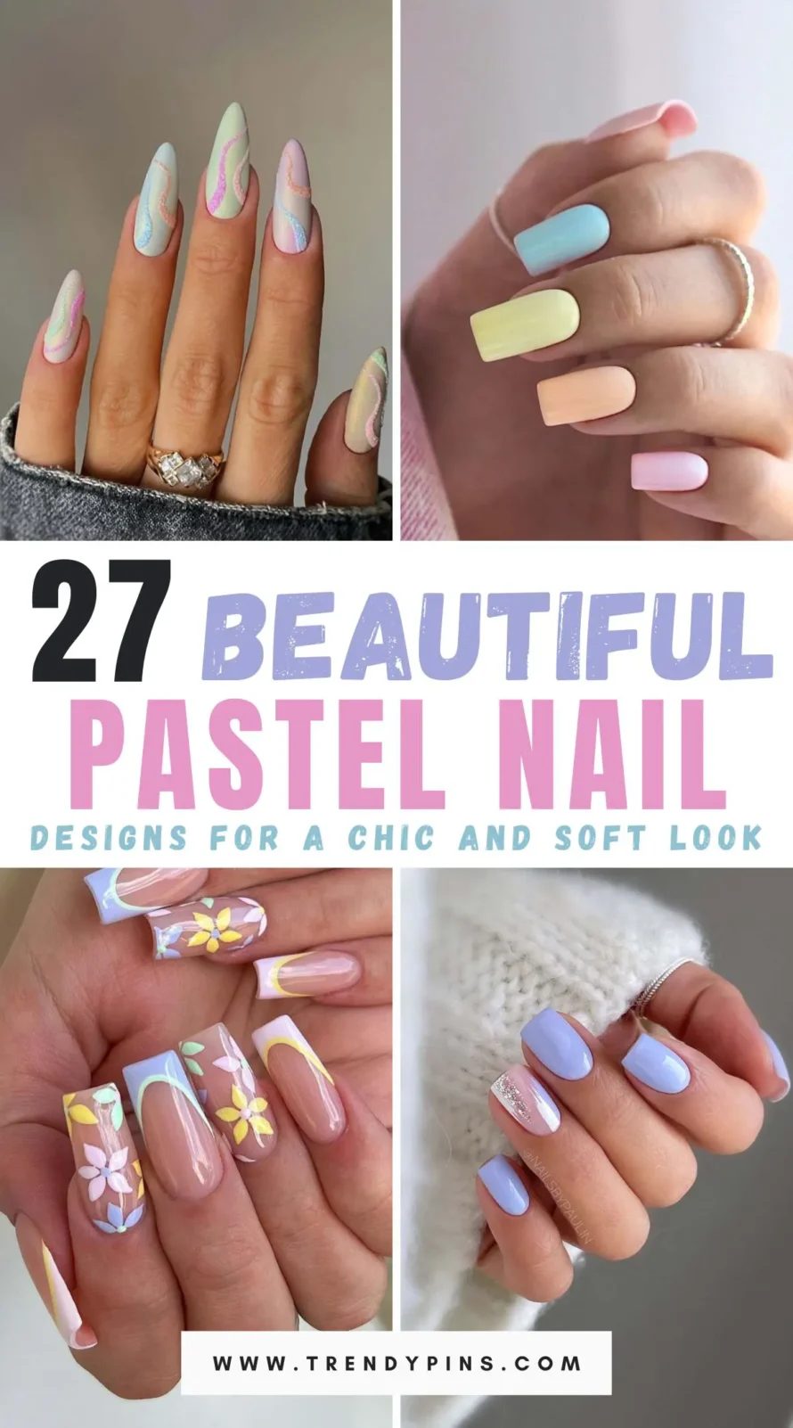 Discover 27 dreamy pastel nail ideas that add a whimsical touch to your look. Get inspired with these enchanting designs you’ll adore!