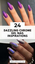 Dazzling Gel Nails Chrome Ideas 3