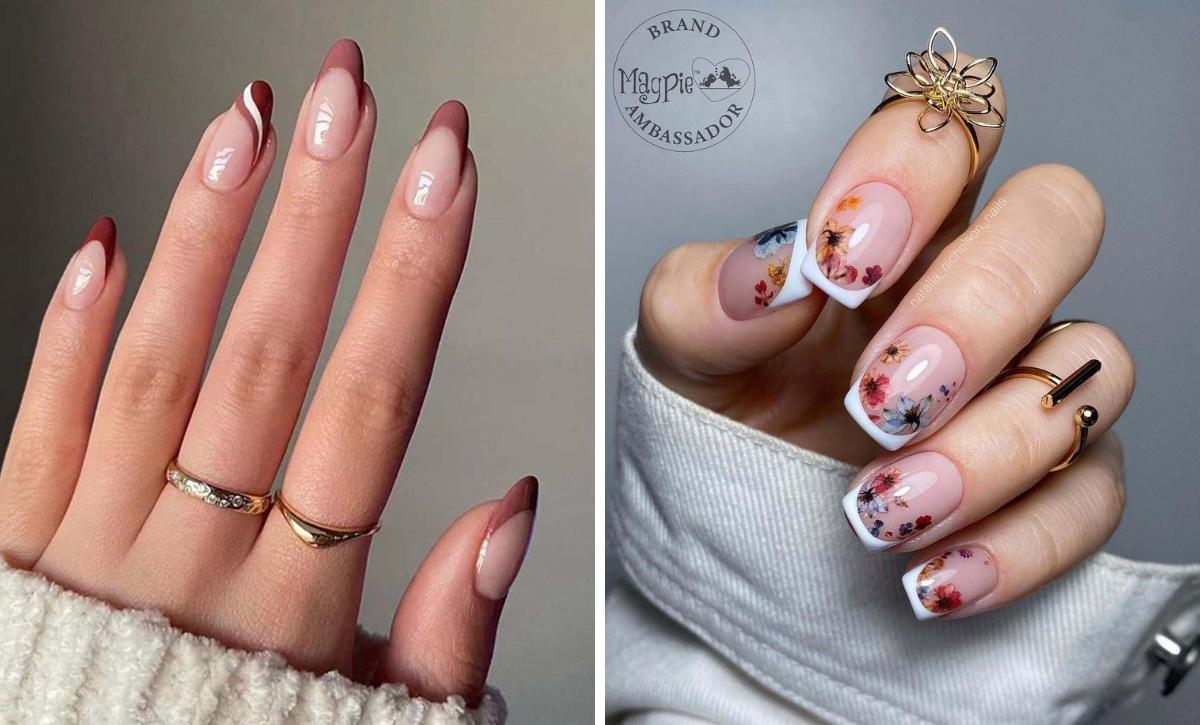 French Oval Nail Designs For Fall