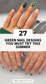 Green Nail Designs For Summer 3