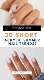 Short Acrylic Summer Nail Designs 2