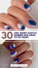 Short Acrylic Summer Nail Designs