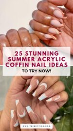 Summer Acrylic Coffin Nail Ideas 5