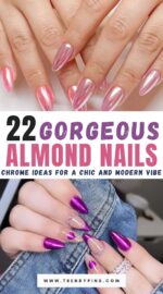 Top Almond Nails Chrome Ideas