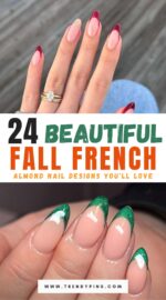 Top Fall French Almond Nail Ideas