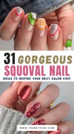 Top Squoval Nails Designs