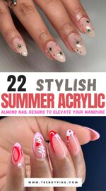 Top Summer Acrylic Almond Nail Ideas