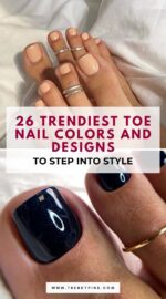 Trendy Toe Nail Colors Designs 5