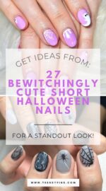 27 Adorable Short Halloween Nails To Steal The Spotlight 4