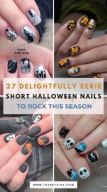 27 Adorable Short Halloween Nails To Steal The Spotlight 5