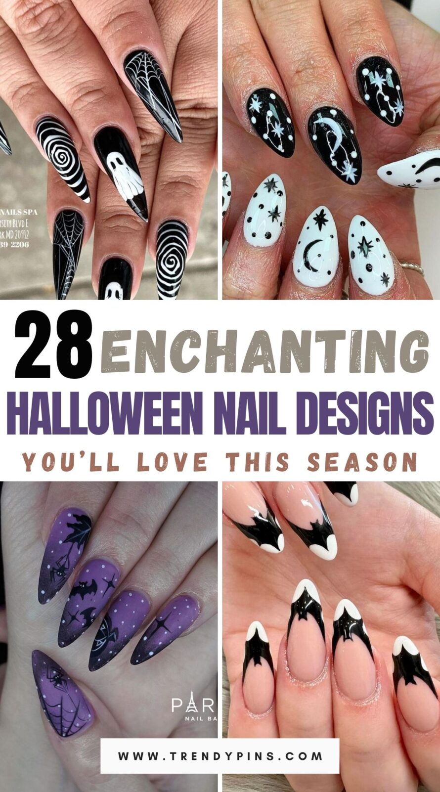 28 Bewitching Ideas For Halloween Nails To Rock This Season 1