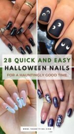 28 Easy Halloween Nail Designs Anyone Can Do For A Ghoulishly Good Time 4