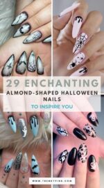 29 Stunning Almond Shaped Halloween Nails You'll Fall In Love With 4