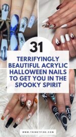 31 Spooky Acrylic Halloween Nails That Will Haunt Your Dreams 3