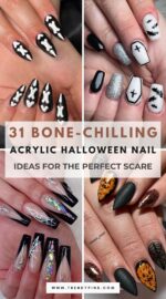 31 Spooky Acrylic Halloween Nails That Will Haunt Your Dreams 5