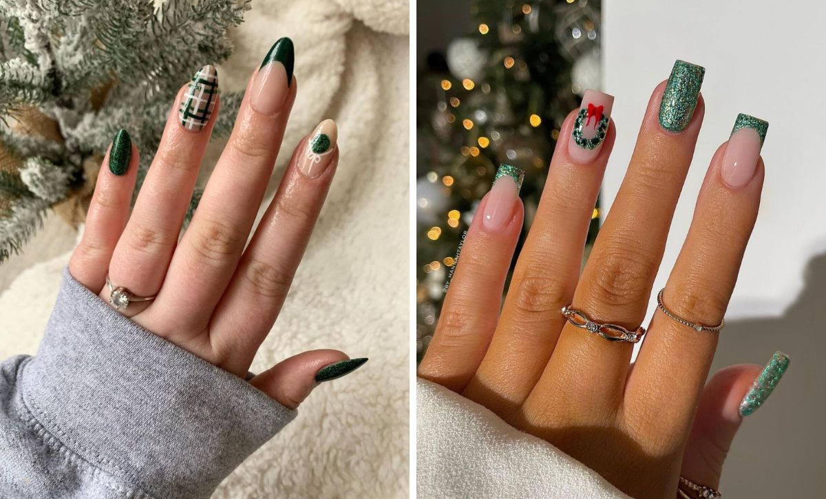 Gorgeous Green Christmas Nails To Brighten Your Holidays