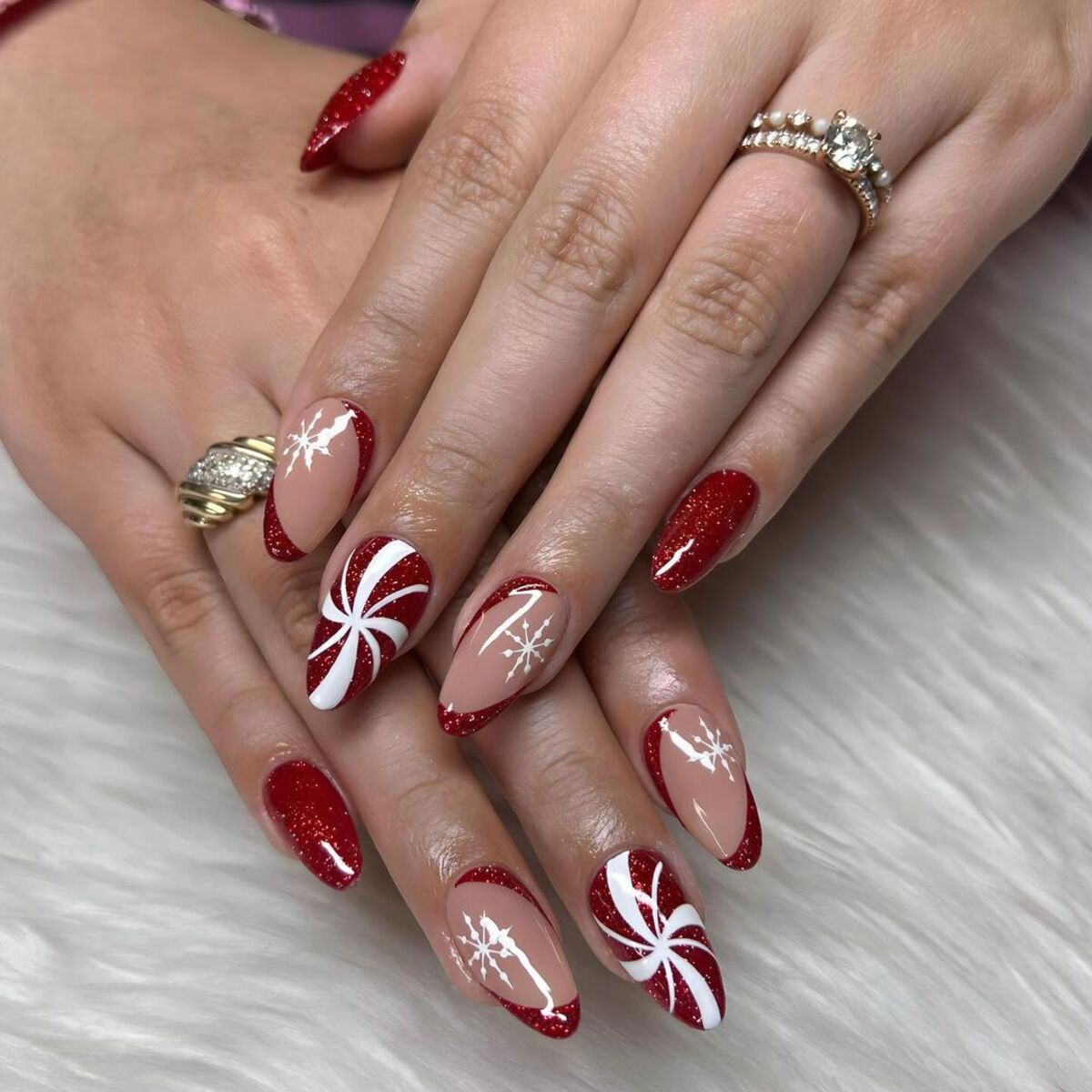 7. Classic Red and White with a Peppermint Twist