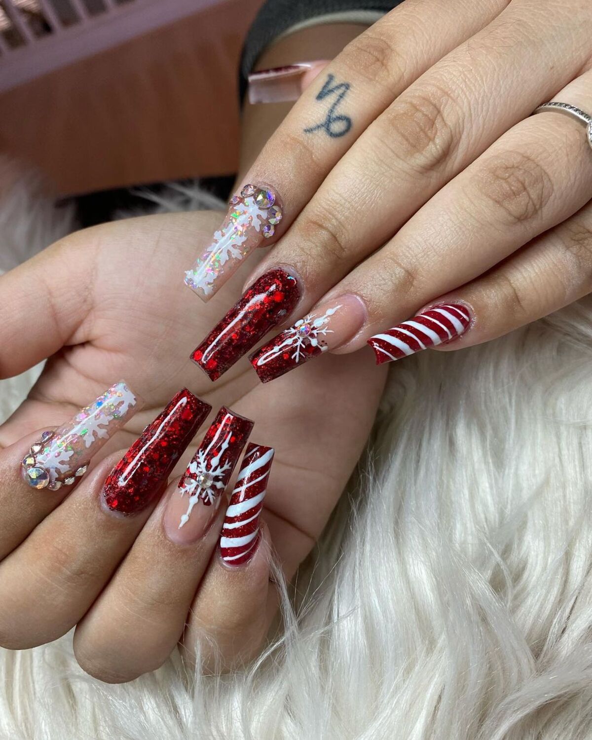 17. Sparkling Candy Cane Fantasy