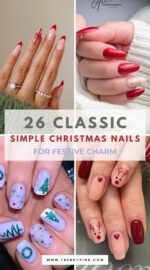 26 Simple Christmas Nails That Capture The Spirit Of The Season 4