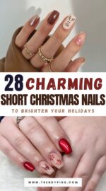 28 Adorable Short Christmas Nails Perfect For Holiday Cheer 2