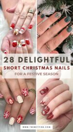 28 Adorable Short Christmas Nails Perfect For Holiday Cheer 4