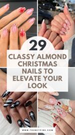 29 Elegant Almond Shaped Christmas Nails To Show Off This Year 3