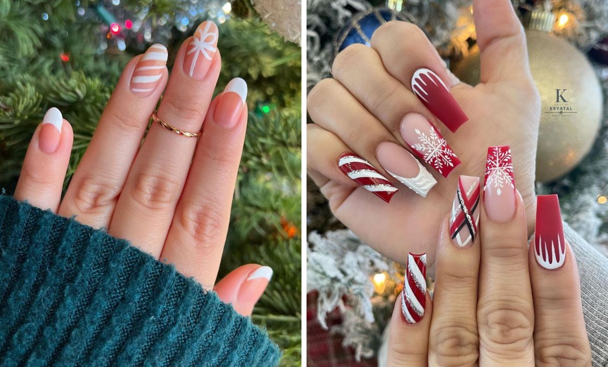 Matte Christmas Nails For A Sophisticated Holiday Look