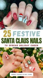 25 Adorable Santa Claus Christmas Nails For A Jolly Look 2