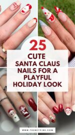 25 Adorable Santa Claus Christmas Nails For A Jolly Look 3