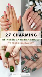 27 Cute Reindeer Christmas Nails To Add Some Holiday Cheer 4