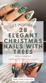 28 Christmas Nails With Trees To Celebrate The Holiday Spirit 5