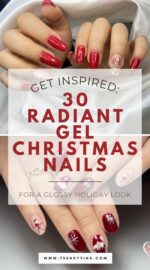 30 Glossy Gel Christmas Nails For A Long Lasting Festive Manicure 5