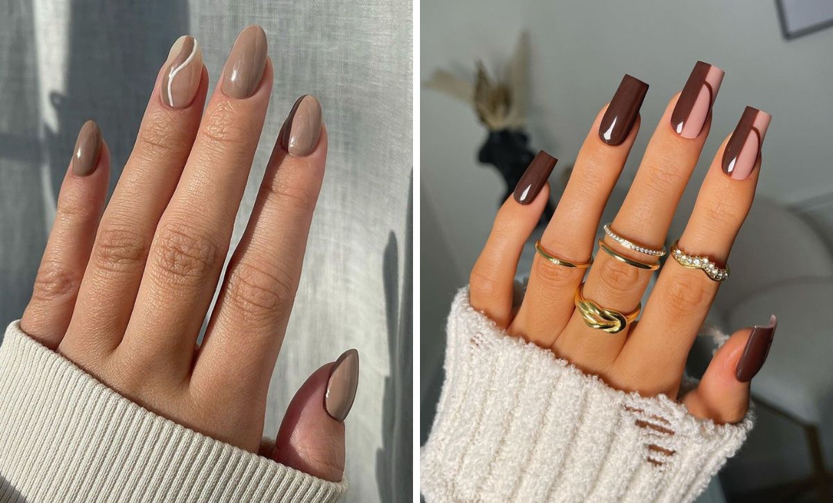 25 Chic Winter Nail Ideas In Warm Brown Shades You Must Try