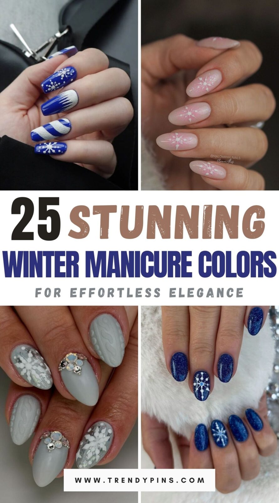 Stunning Winter Manicure Colors