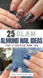 25 Sparkling Almond New Year Nail Ideas For An Elegant Celebration 2