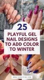 25 Stunning Colorful Gel Nail Ideas To Brighten Your Winter 3